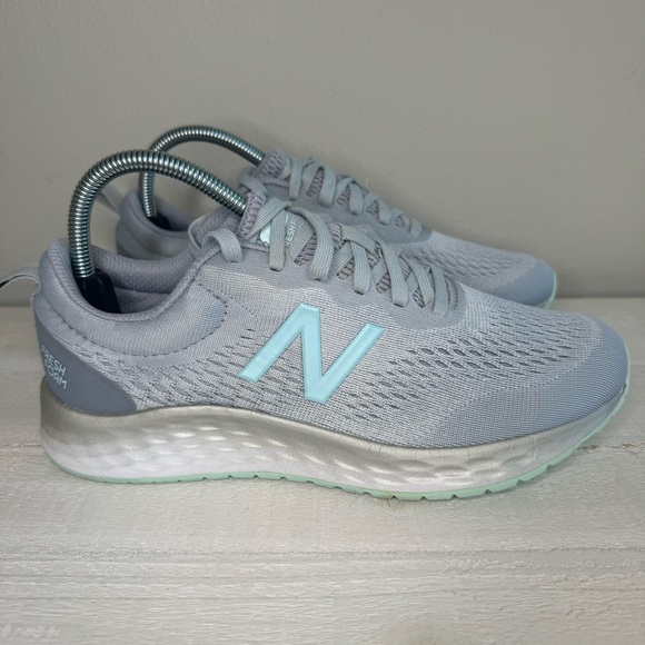 New Balance Shoes - NEW BALANCE Women’s Fresh Foam Arishi v3 Gray Teal Sneakers Size 8.5